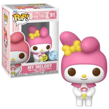 Imagem de Funko Pop Hello Kitty and Friends My Melody Glow-in-The-Dark Vinyl Figure