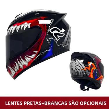 Imagem de Capacete De Motocicleta Retro Unissex Para Inverno Com Estampa De Poá,