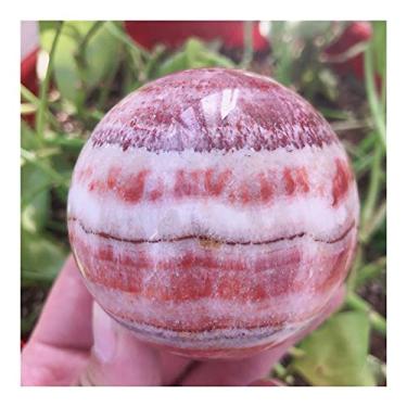 Imagem de 1 peça Esfera de Pedra de Porco de Quartzo Cristais Naturais Pedras Reiki Quarto Casa Aquário Decoração Acessórios Artesanato (Tamanho: 8-8,5 cm)