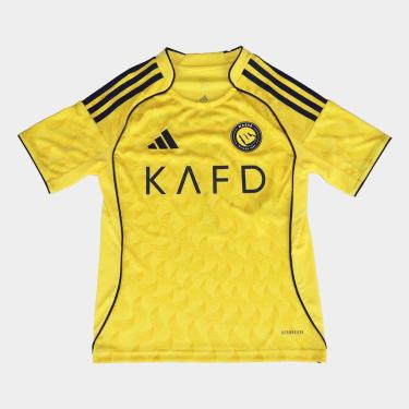 Imagem de Camisa Infantil Al-Nassr Home 25/26 n° 7 Cristiano Ronaldo Torcedor Adidas-Masculino