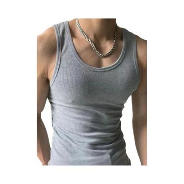 Imagem de Regata Esportiva Masculina - Secagem Rápida, Elástica, para Fitness, C