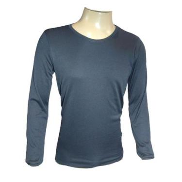 Imagem de Blusa Térmica Apeluciada Hawai Modas Preta, G2