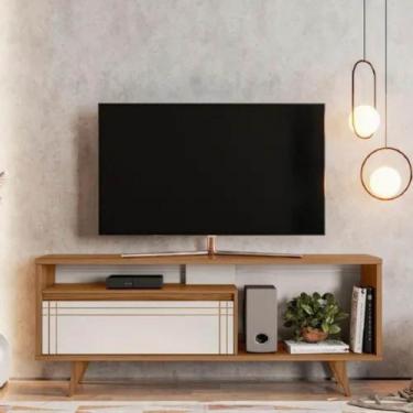 Imagem de Rack para TV até 60 Polegadas 1 Porta NT 1315 Notável Móveis - Freijó 