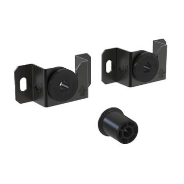 Imagem de Suporte Fixo Universal de Parede, Capacidade até 100 kg, Padrão VESA mínimo 75x75mm (Horizontal x Vertical), TVs 14" a 100", Preto, UNI88, ELG