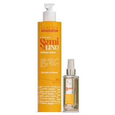 Imagem de Glatten Semi Di Lino Condicionador e Sérum
