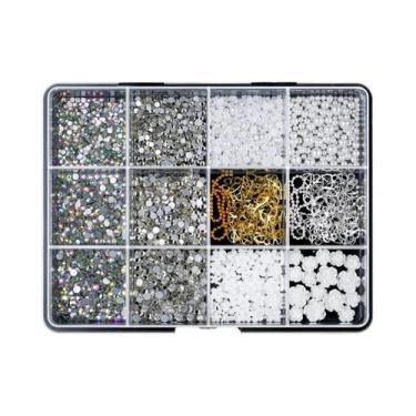 Imagem de Acessórios De Unha Kawaii 3D Com Laços De Fita, Laços De Resina Com 12