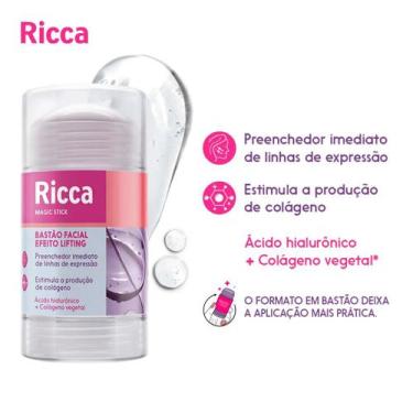 Imagem de Bastão Facial Stick Ricca Hidratante Esfoliante Apaga Poros Area dos O