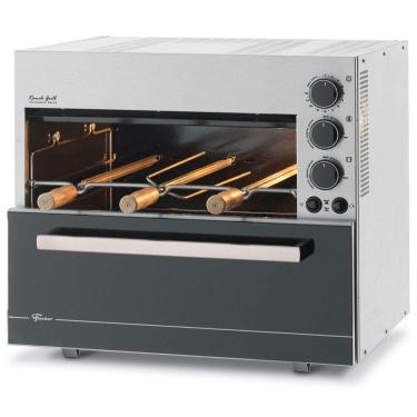 Imagem de Churrasqueira Elétrica Ranch Grill 3 Espetos Fischer Inox 220V