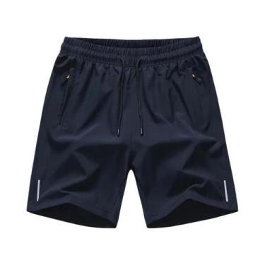 Imagem de Shorts Masculinos Pretos De Secagem Rápida E Respiráveis Para Academia