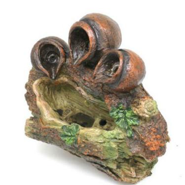 Imagem de Fonte Água Decorativa Resina Cascata Iluminação Led Bivolt