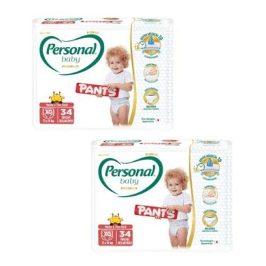 Imagem de Fraldas Personal Baby Premium Pants HIPER -2 Pacotes Tamanho XG Kit co