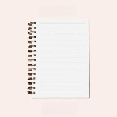 Imagem de Caderno A5 Espiral para Anotações Sem Pauta Caderneta Caderno Anotações Cadernos Caderno Capa Dura para Tarefas e Organização Diário Fichario A5 Uso Diário (pautado)