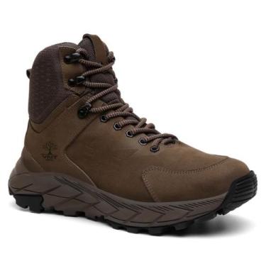 Imagem de Bota Masculina Adventure VNT Couro Legítimo Design Moderno e Versátil,
