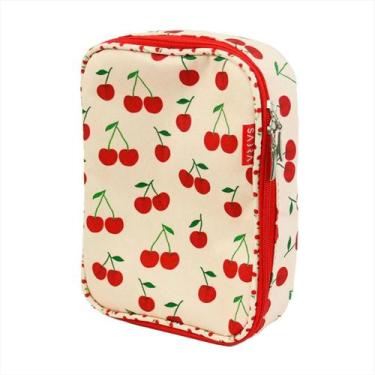 Imagem de Estojo Organizador Escolar Box 100Pens Multifuncional Cerejinha Grande