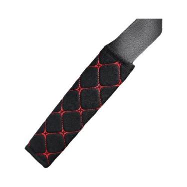Imagem de Capa De Linho Bordada Respirável Para Cinto De Segurança Automotivo - 