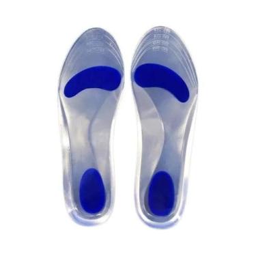 Imagem de Palmilhas Ortopédicas De Gel Para Homens E Mulheres, Suporte Para Arco