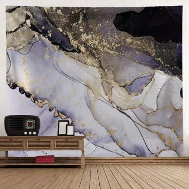 Imagem de Tapeçaria, mármore, estética de sala de parede, 200x150cm, microtecido