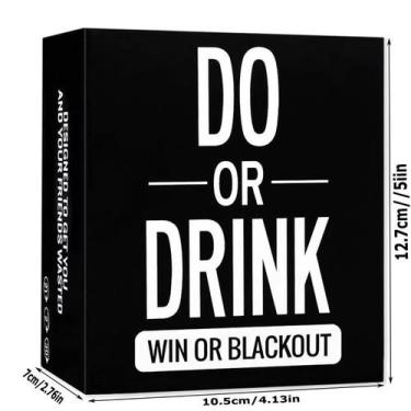 Imagem de Jogo de cartas Do Or Drinks Fun Family para adultos, adolescentes e cr