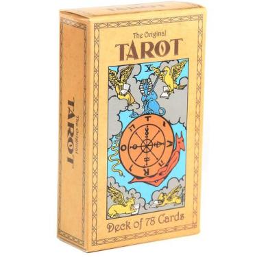 Imagem de Jogo de cartas de baralhos de tarô 78 cartas para adultos e familiares