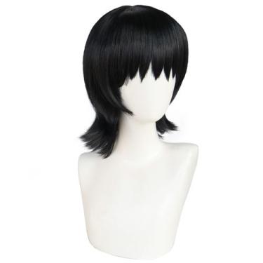 Imagem de Peruca Cosplay Hunters Hunters Shizukus Cabelo sintético 31cm - yiweis