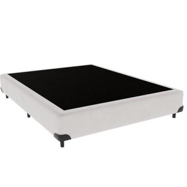 Imagem de Cama Box Viúvo Especial 120x188 Branco Outlet dos Sonhos 37x120x188