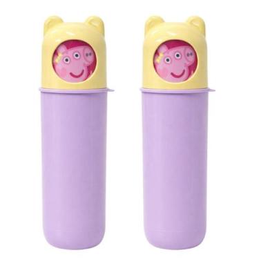 Imagem de 2 Porta Escova Dental Case Infantil Crianças Viagem Escola - - PLASUTI