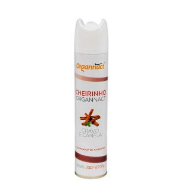 Imagem de Aromatizador Organnact Cheirinho Cravo E Canela - 300 Ml, Água, 300ml