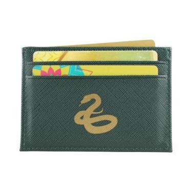 Imagem de Carteira Slim Unissex Em Couro PU, Porta-Cartões De Crédito, Estojo De