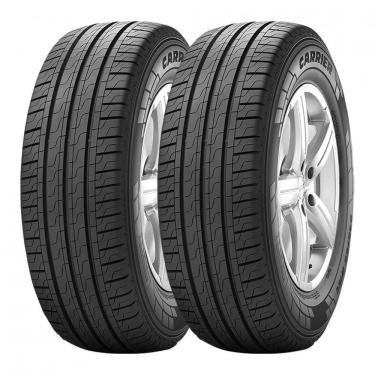 Imagem de Kit 2 Pneus Pirelli Aro 16C 205/75R16C Carrier 110R