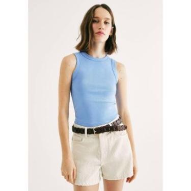 Imagem de Regata Básica Feminina Slim Neck-Feminino