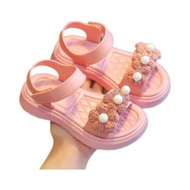 Imagem de Sandálias De Princesa Para Meninas De 2 a 9 Anos, Casuais De Verão Par