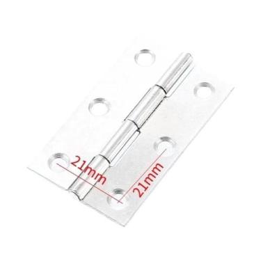 Imagem de Dobradiças De Aço Inoxidável Para Portas E Gavetas, 10 Peças, Vários T