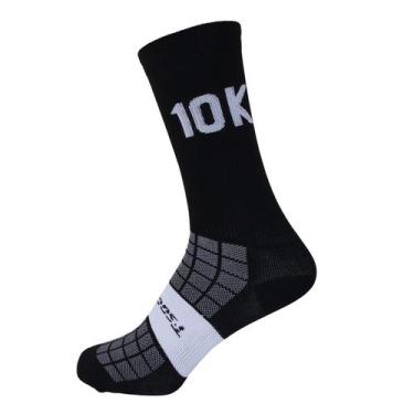 Imagem de Meia de Ciclismo Mtb Speed Corrida - K (Preta) - T-Socks, 33 ao 37, 10
