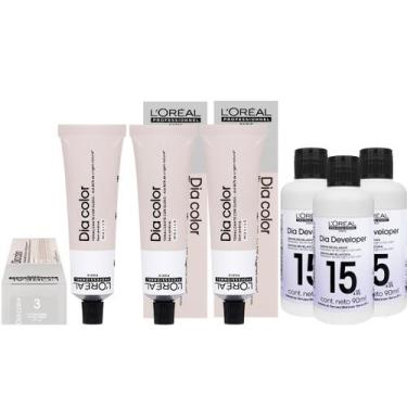 Imagem de Loreal Tonalizante 3 Dia Color 3 Castanho Escuro 60g 3 Rev. 15 vol. - 