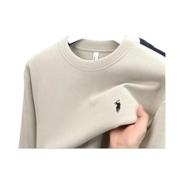 Imagem de Camiseta Masculina De Manga Longa, Marca De Luxo, Casual De Outono, Su