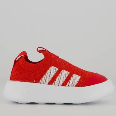 Imagem de Tênis Adidas Bubblecomfy Infantil Vermelho-Unissex