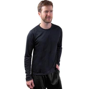 Imagem de Camiseta Com Proteção UV50+ Segunda Pele Térmica Manga Longa-Masculino