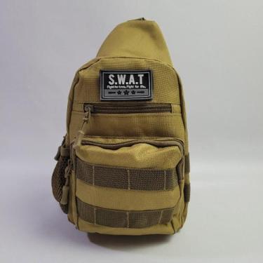 Imagem de Pochete Shoulder Bag Cartucheira Masculina Tiracolo Transversal Milita