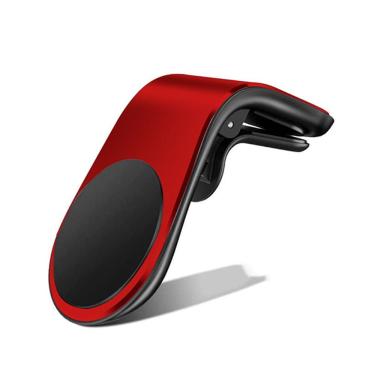 Imagem de Suporte Magnético Veicular Painel De Carro Tipo L Vermelho