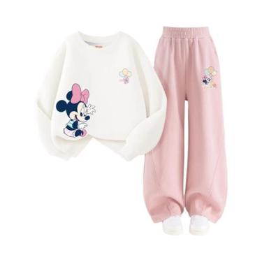 Imagem de Conjunto De Moletom Infantil De Outono Para Meninas, Com Estampa Da Mi