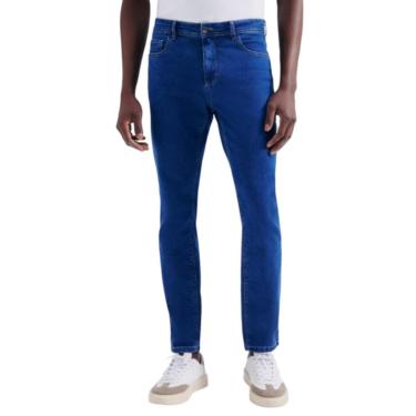 Imagem de Calça Jeans Masculina Hering Skinny Slim Azul Médio H1VW1BS-Masculino