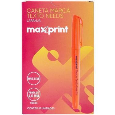 Imagem de Caneta Marca Texto Needs Laranja 12un - Maxprint