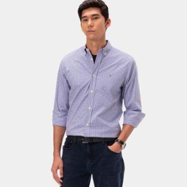 Imagem de Camisa Tommy Hilfiger M. Longa Micro Xadrez-Masculino