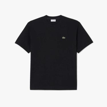 Imagem de Camiseta Lacoste De Malha De Algodão Pesado Masculina-Masculino