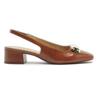 Imagem de Sapatilha Slingback Placa Metálica Lançamento Anacapri-Feminino