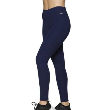 Imagem de Calça Legging Esportiva Básica Sport Academia Fitness Selene, Marinho,