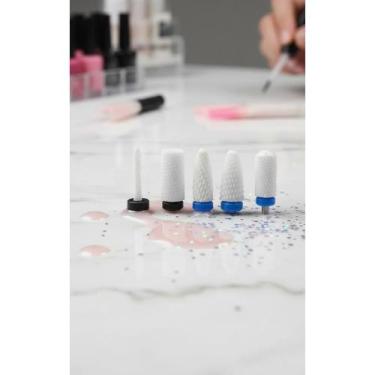 Imagem de Kit 5 Brocas Cerâmica Unhas Gel Acrigel: Esculpe e Renova - Congratula