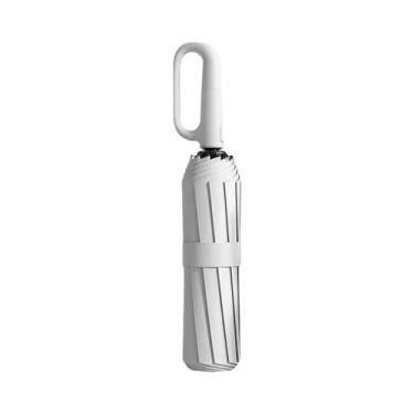 Imagem de Guarda-chuva Automático Portátil Com Fecho De Anel, Resistente Ao Vent