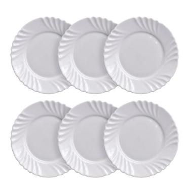 Imagem de Conjunto de Pratos de Sobremesa Sun de Opaline 20cm - Lehaví, 6 peças