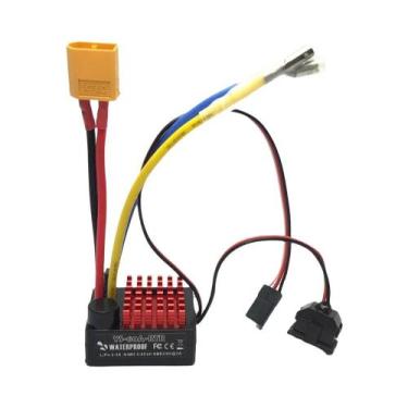 Imagem de ESC Escovado 60A À Prova d'Água 1060 RTR Para Carros E Barcos RC 1:10 
